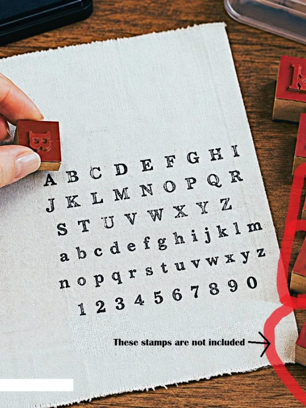 Vintage 2002 Stampin' Up! Double Alphabet Kit 28 Stamps